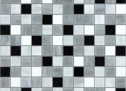 Baroque in Arabescato 1x1 Mosaic
