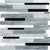 Baroque in Arabescato Random Strip Mosaic Glass Tile