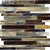 Baroque in Paradiso Random Strip Mosaic Glass Tile
