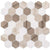 Colonial in Bay Colony 2" Hex Natural Stone