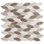 Colonial in Bay Colony Long 2 1/2x1 Long Hex Natural Stone