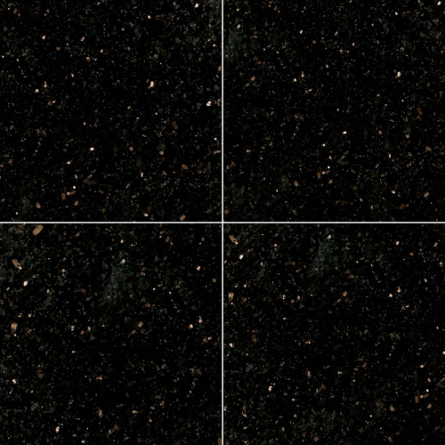 Black Galaxy in Black Galaxy - 12x12 Natural Stone
