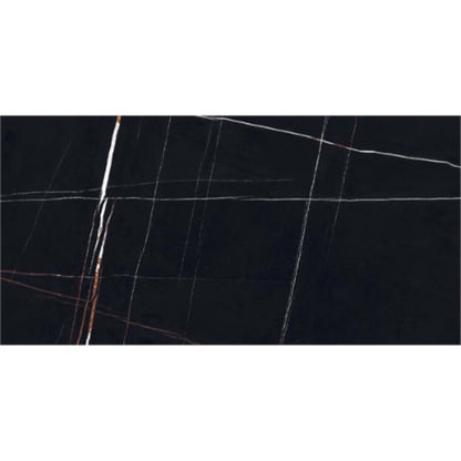 Sahara Noir in Black Polished Tile