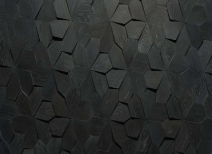 Wall - Motif - Blume in Noir