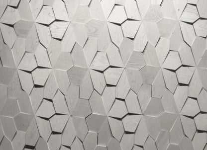 Wall - Motif - Blume in Soft White