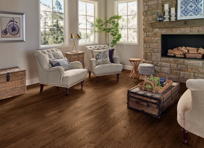 Manchester Red Oak Solid in Aged Sherry 3-1/4" | Bruce