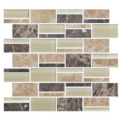 Color Appeal in Pebble Beach Blend Glass Tile