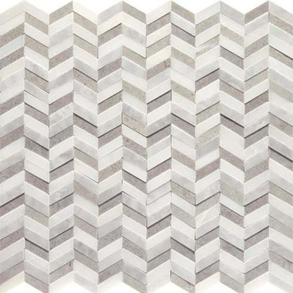Candora in White & Gre Bln Natural Stone