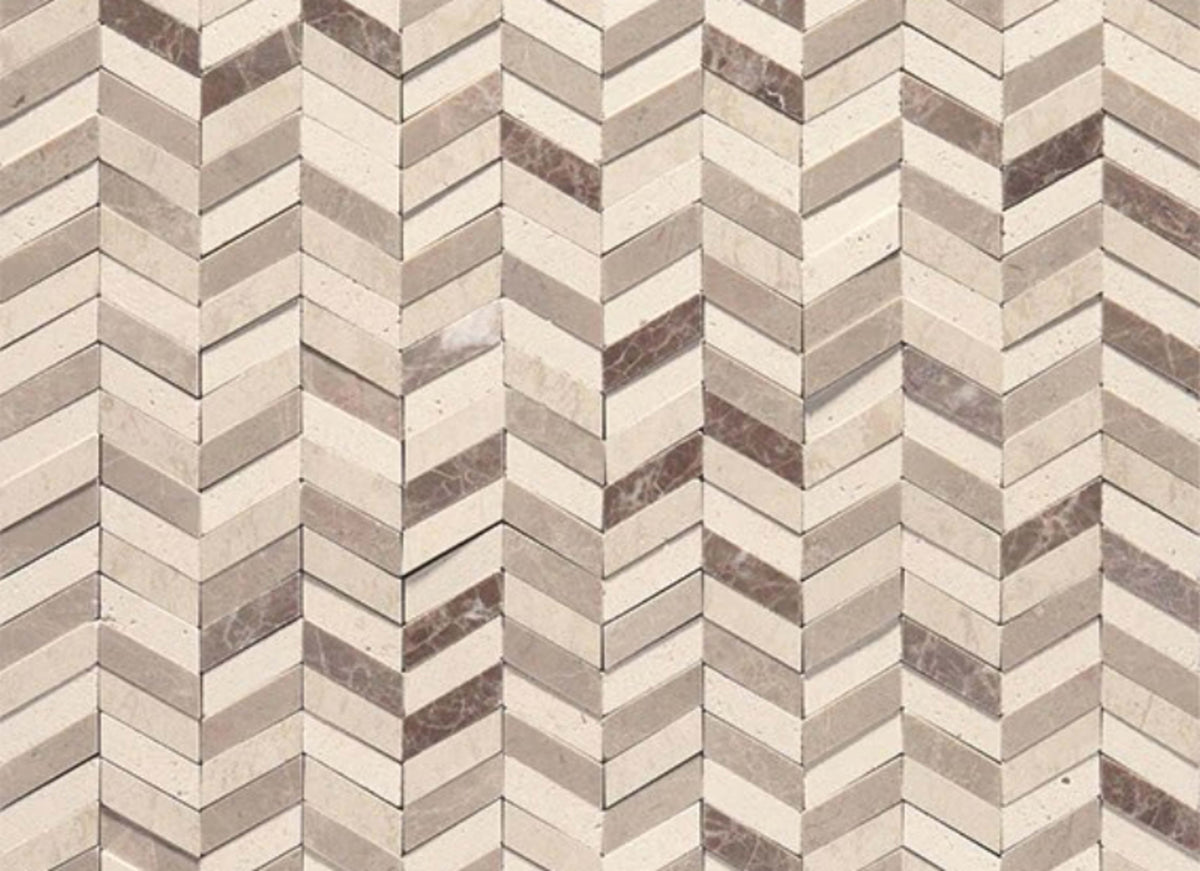 Candora in Light Bei & Brn Chevron