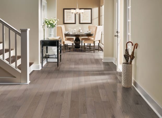 Dundee White Oak Solid in First Frost 4" | Bruce