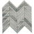 Chevron in Cipollino With Thassos Strips Natural Stone