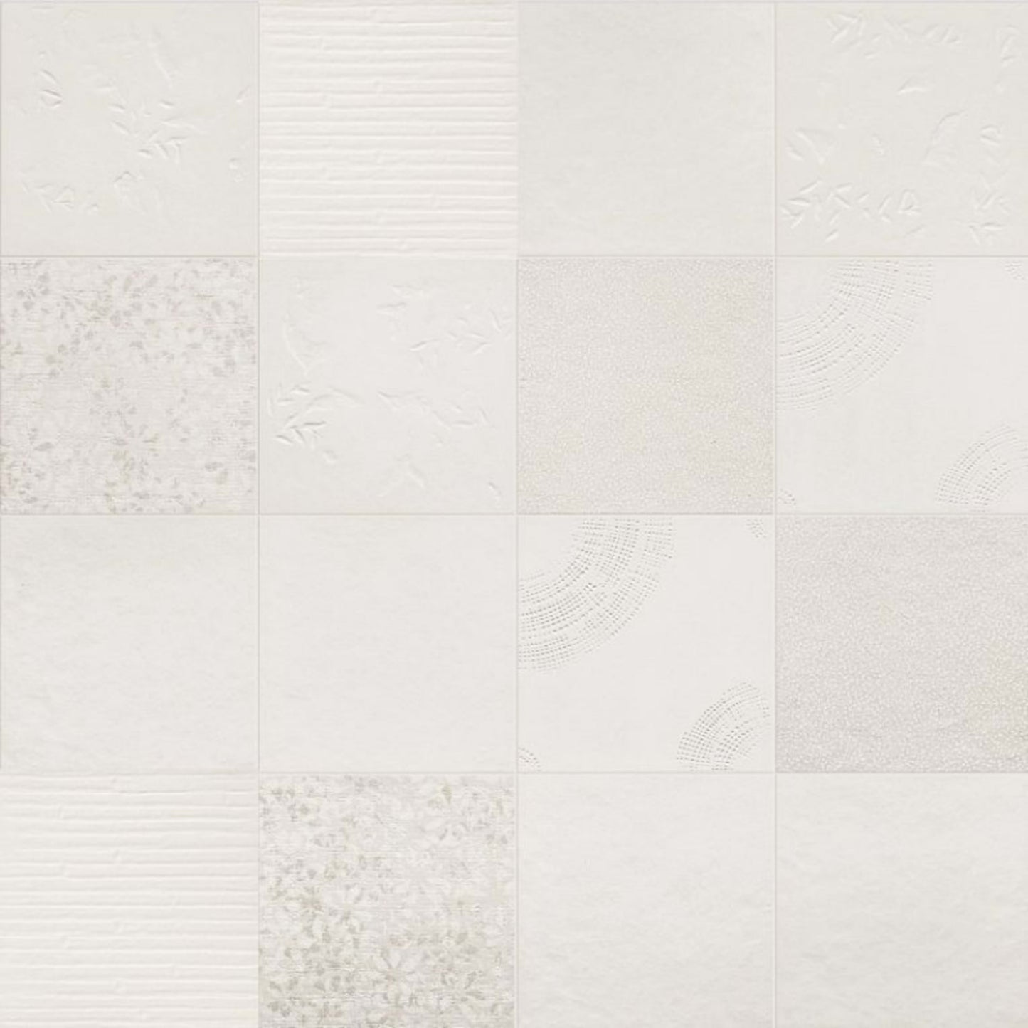 Chymia in White Mix 1 Tile