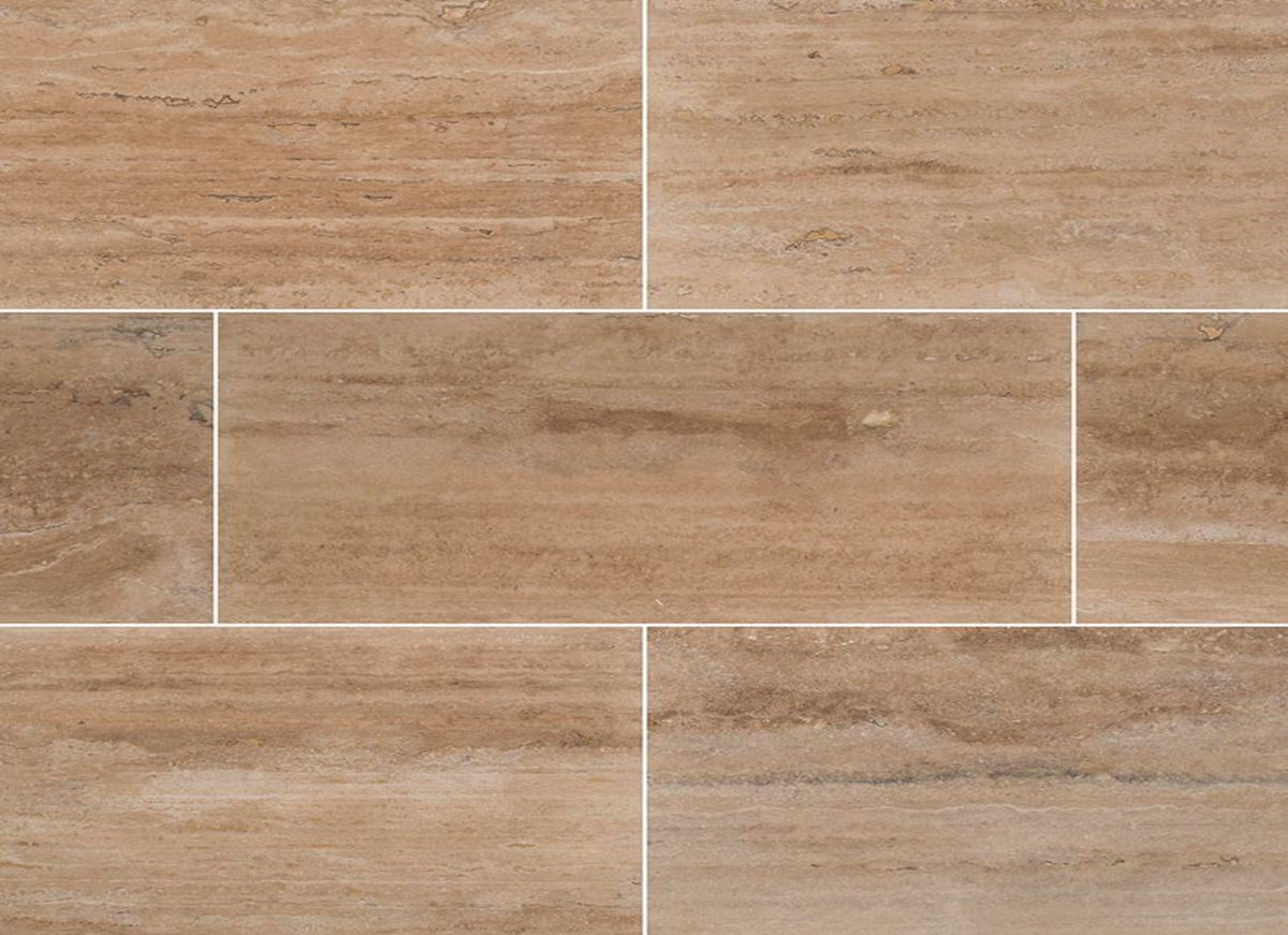Machu Picchu in Brown 12x24