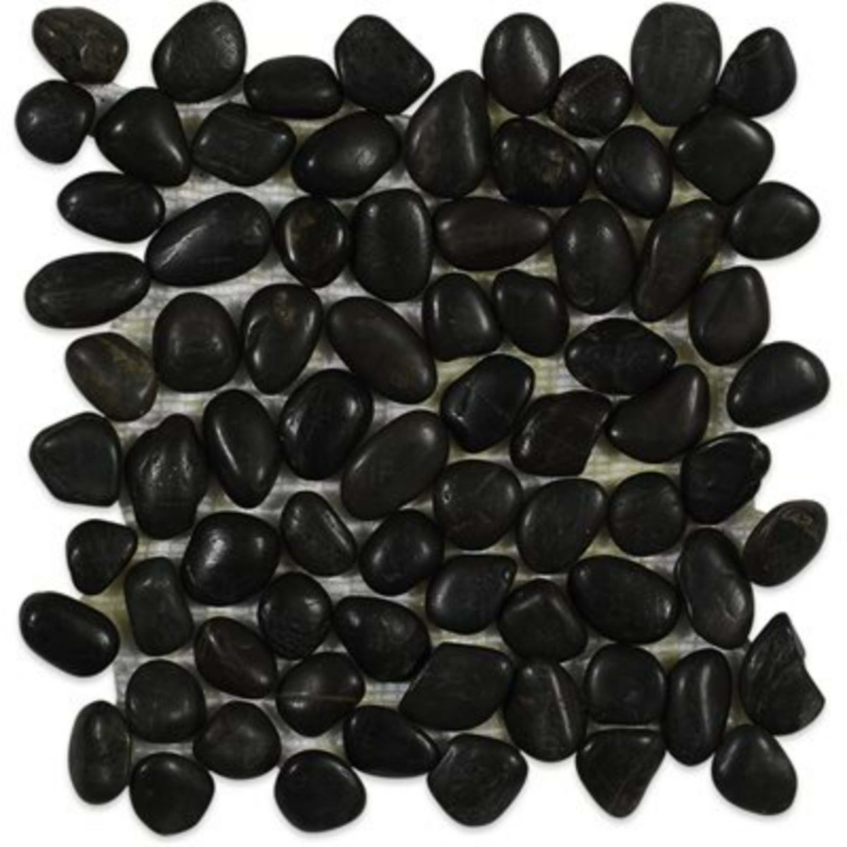 Cobblestone in Flat Black Natural Stone
