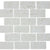 Sand Key in Shell Stone Staggered Mosaic Natural Stone