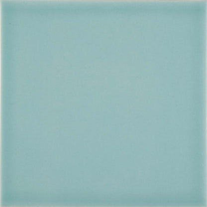 Cursive in Soft Teal 6"x6" Tile