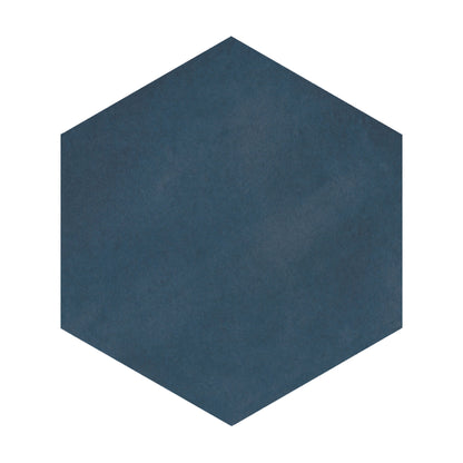 Casablanca in Ocean Blue Hex Solid Tile