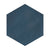 Casablanca in Ocean Blue Hex Solid Tile