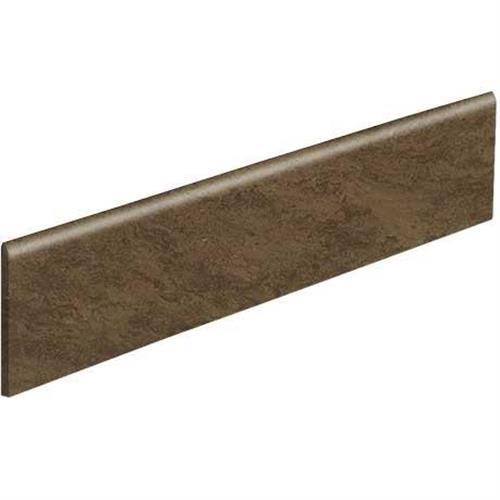 Classentino Marble in Imperial Brown Matte Bullnose - 3x24 Tile