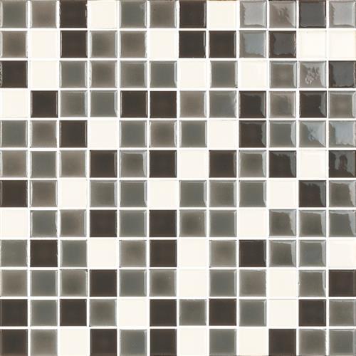 H-Line Series in Blend C Mosaic Tile