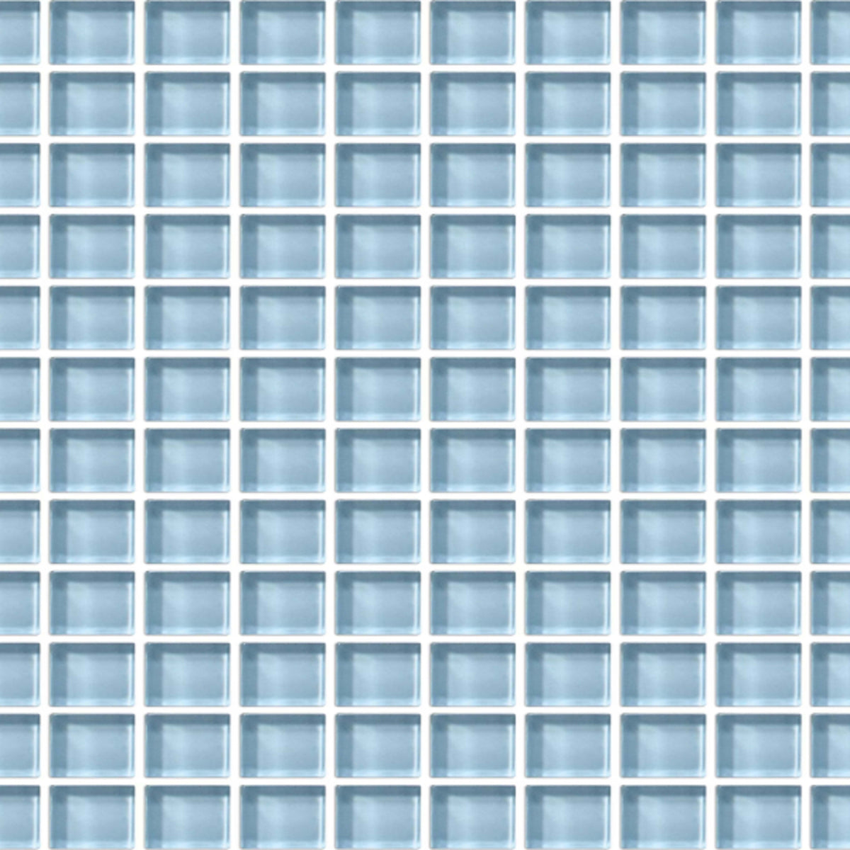 Color Wave - Straight Joint in Blue Lagoon Glass Tile