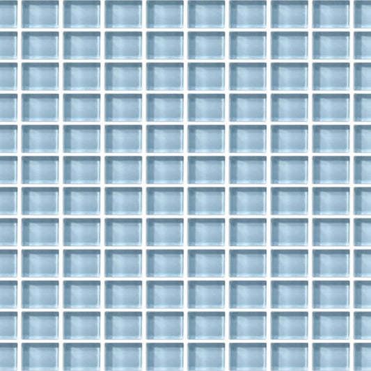 Color Wave - Straight Joint in Blue Lagoon Glass Tile