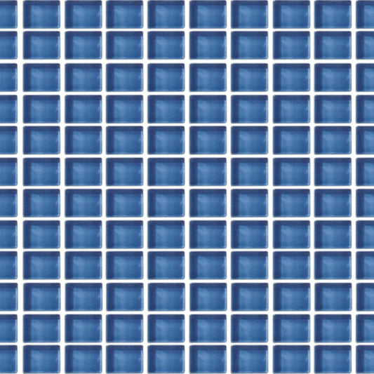 Color Wave - Straight Joint in Twilight Blue Glass Tile