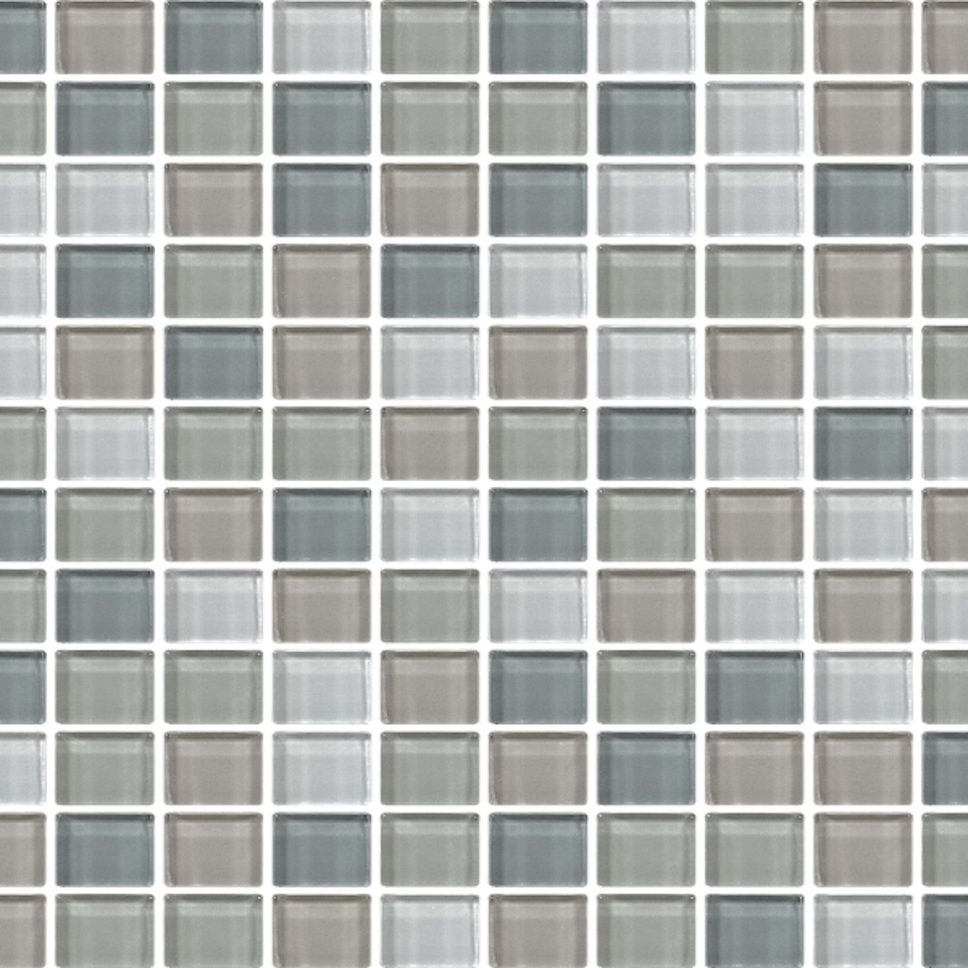Color Wave - Straight Joint in Willow Water Bl Glass Tile