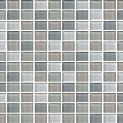 Color Wave - Straight Joint in Willow Water Bl Glass Tile