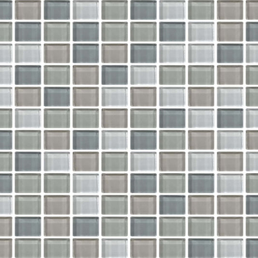 Color Wave - Straight Joint in Willow Water Bl Glass Tile