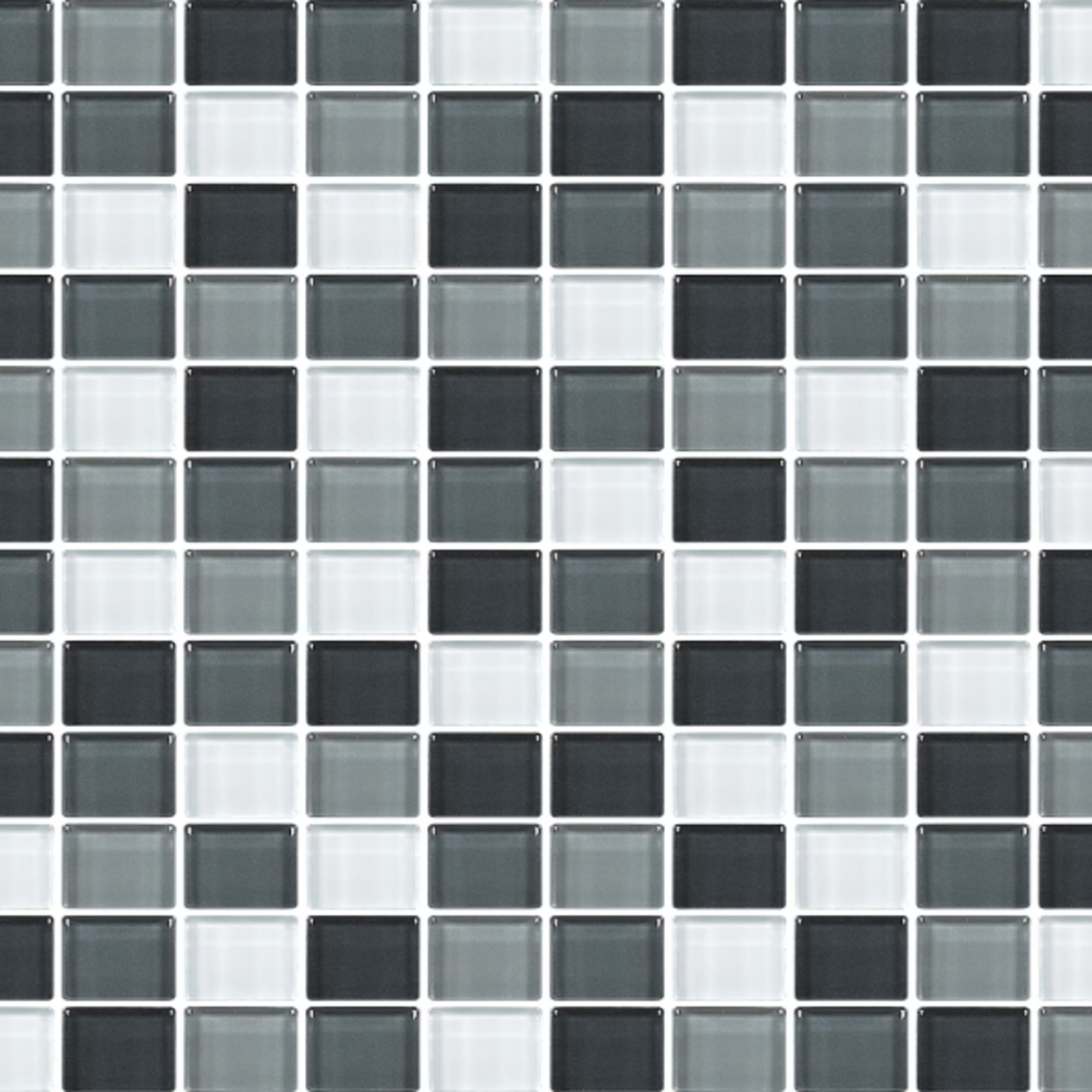Color Wave - Straight Joint in Evening Mixer Glass Tile