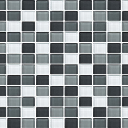 Color Wave - Straight Joint in Evening Mixer Glass Tile