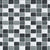 Color Wave - Straight Joint in Evening Mixer Glass Tile