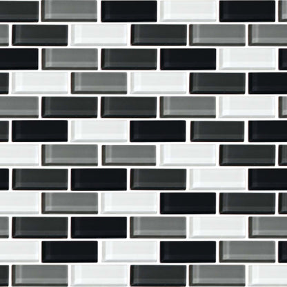Color Wave - Brick Joint in Evening Mixer Glass Tile