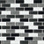 Color Wave - Brick Joint in Evening Mixer Glass Tile