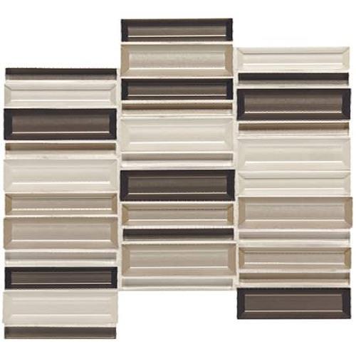 Cascading Waters in Earth Tide Glass Tile
