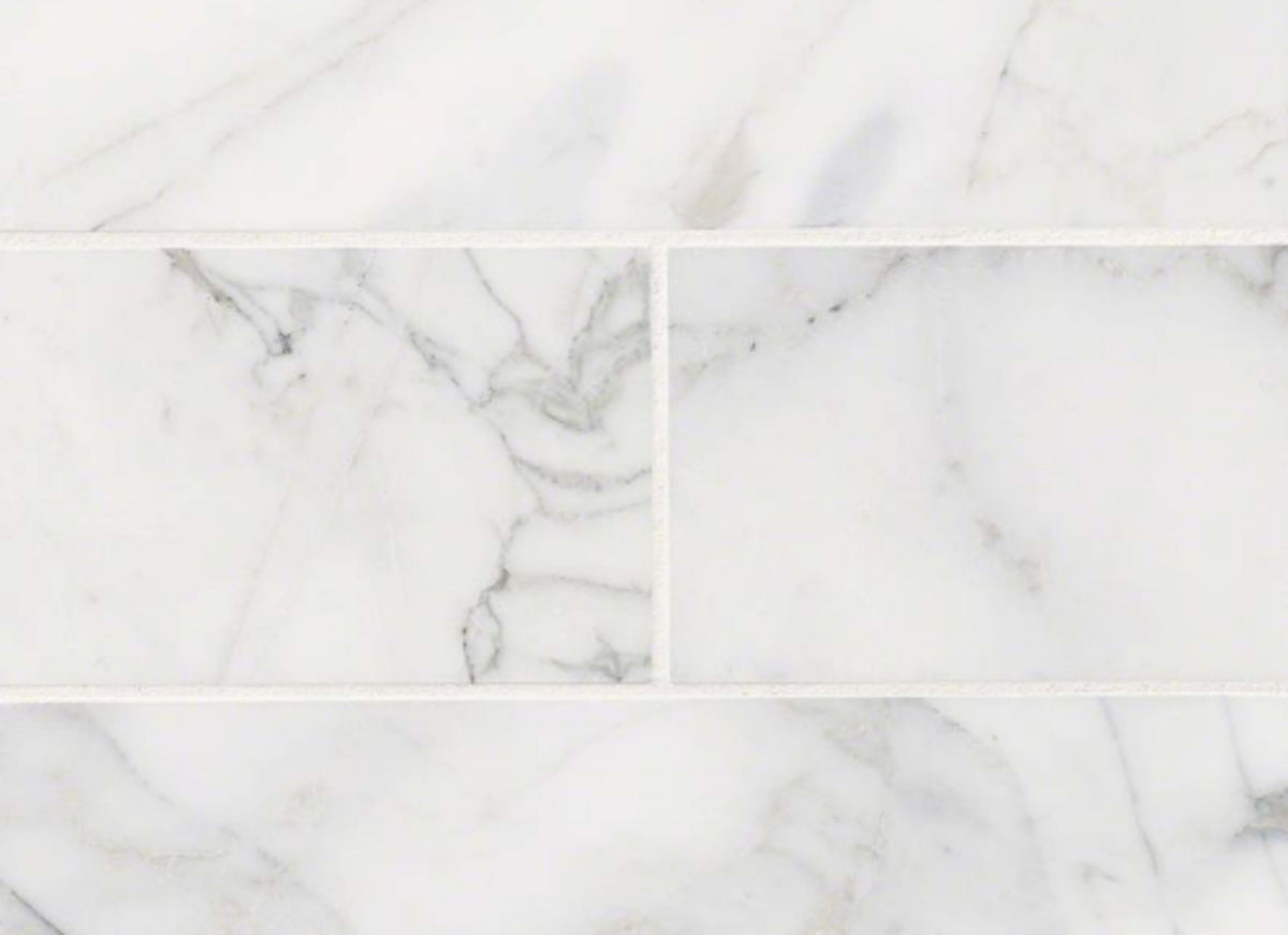 Calacatta Cressa in Calacatta Cressa Marble Subway Tile 4x12