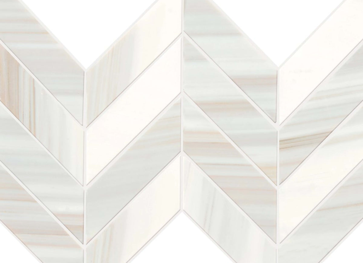Pietra Divina in Calacatta Dolomiti Chevron