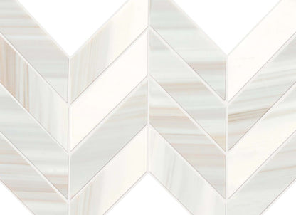 Pietra Divina in Calacatta Dolomiti Chevron