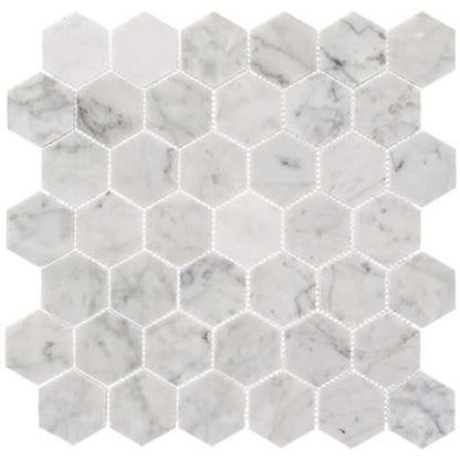 Colonial in Captains Manor 2" Hex Natural Stone