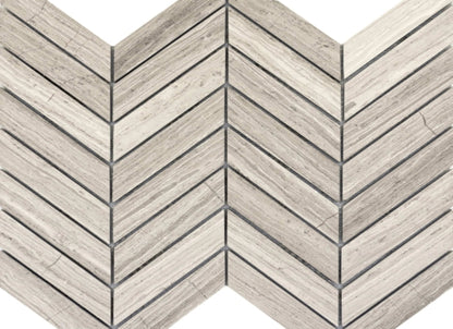 Metro in Cream - Chevron Honed