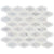Garden Party in Coconut White 2x3 Diamond Natural Stone