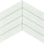 Concept in White Chevron Glass Tile