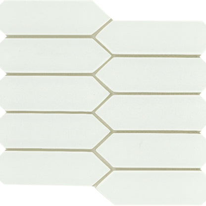 Concept in White Picket Glass Tile