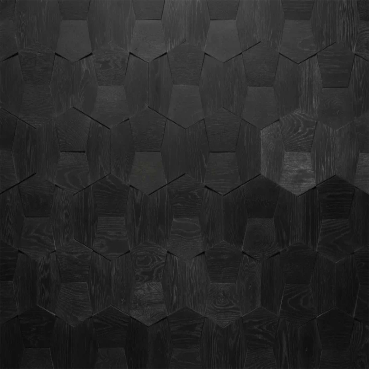 Wall - Motif - Contour in Noir Hardwood