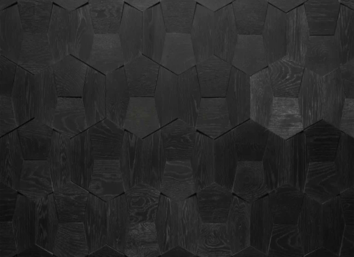 Wall - Motif - Contour in Noir
