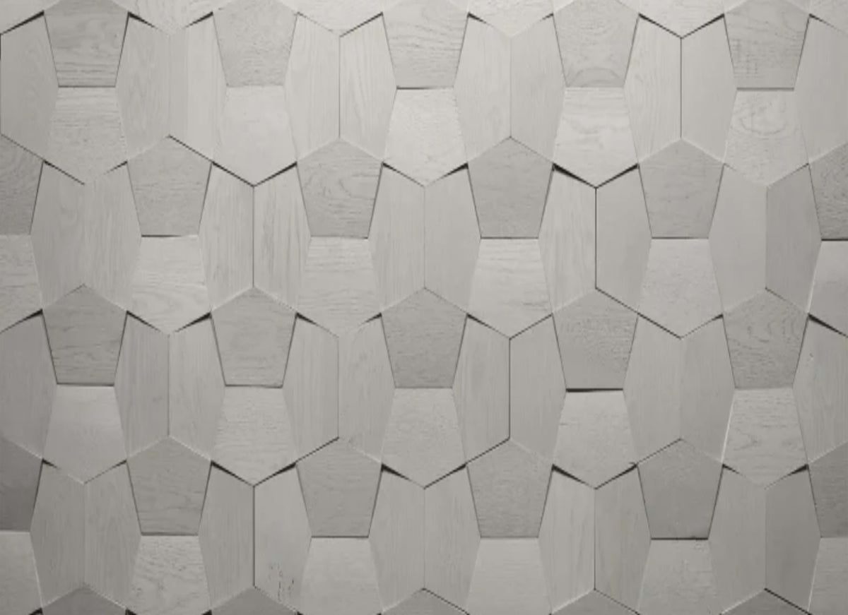 Wall - Motif - Contour in Soft White