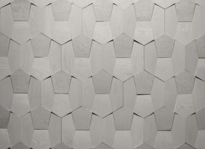Wall - Motif - Contour in Soft White