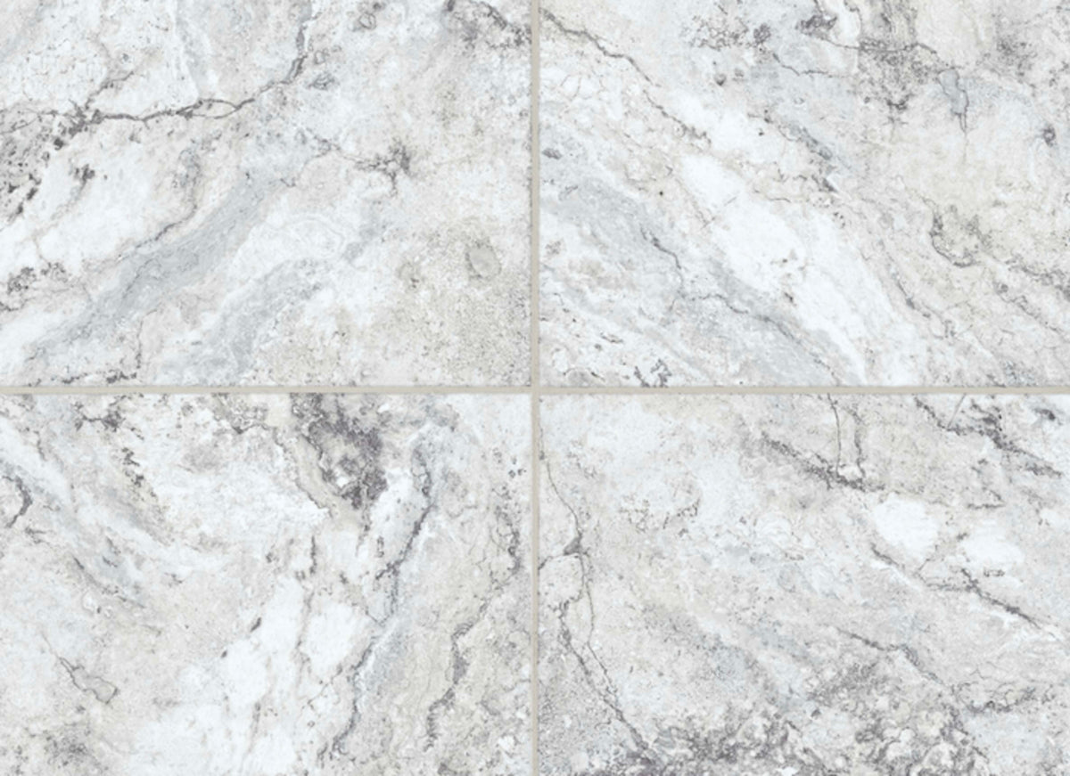 Alterna Gravity in White - High Variation 16" X 16"