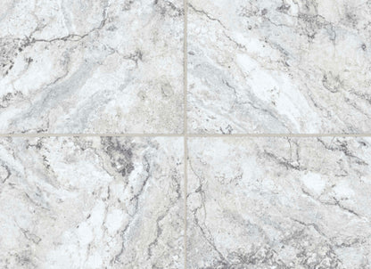 Alterna Gravity in White - High Variation 16" X 16"